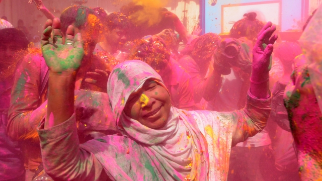Celebrating Holi