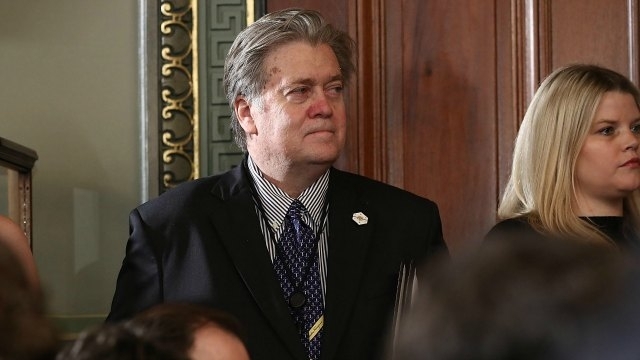 Donald Trump drops adviser Steve Bannon in rehaul of National Security Council