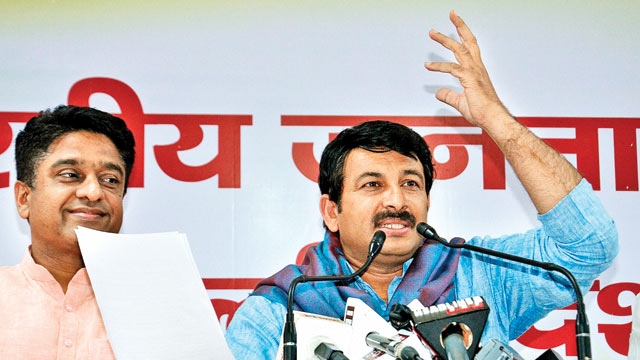 BJP leader alleges multi-crore scam against AAP Minister, marshalled out BJP leader alleges multi-crore scam against AAP Minister, marshalled out