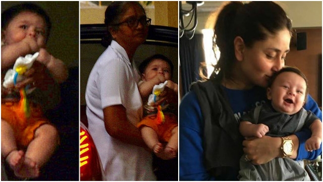 Taimur Ali Khan looks cute as a button in this picture