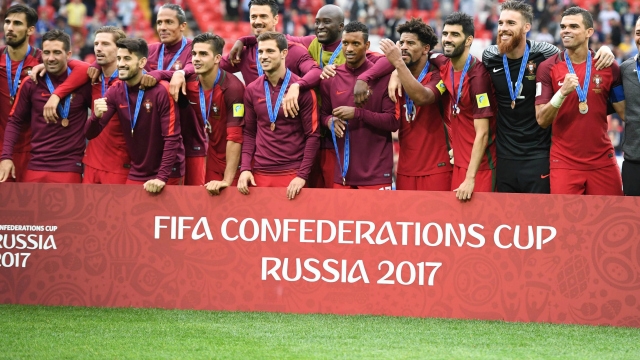Image result for Confederations Cup: Portugal beat Mexico to win Bronze