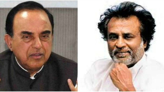 Subramanian Swamy calls Rajinikanth a 420 gambling in USA casino