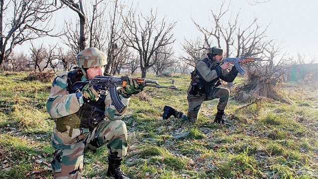 Three militants killed in gunfight in Jammu and Kashmir Three militants killed in gunfight in Jammu and Kashmir