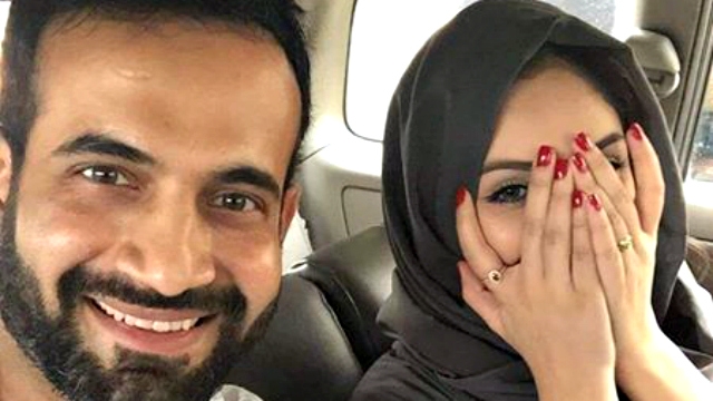 Irfan pathan trolled for wife's pic Irfan pathan trolled for wife's pic