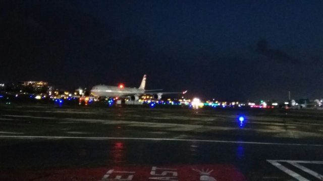 Main airport runway shut for few minutes Main airport runway shut for few minutes