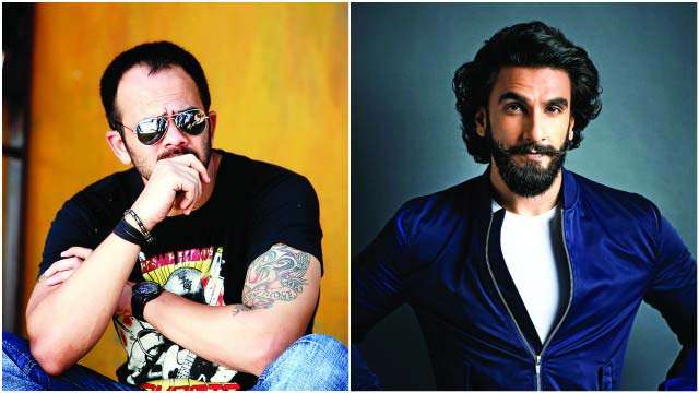Rohit Shetty and Ranveer Singh Rohit Shetty and Ranveer Singh