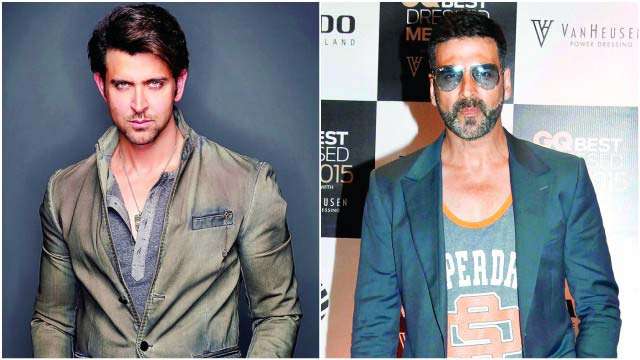 Hrithik Roshan and Akshay Kumar