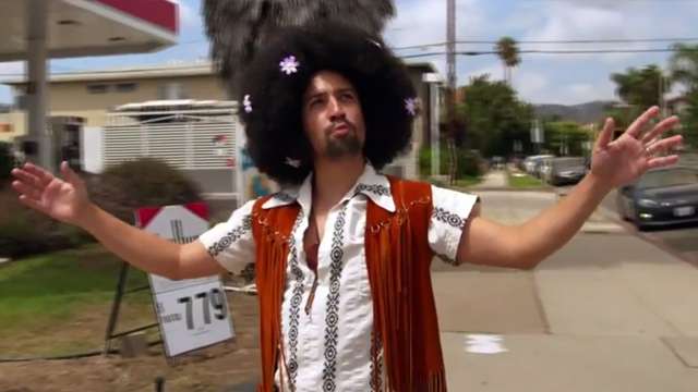 Lin-Manuel Miranda gets naked with James Corden for wild Hair' musical Lin-Manuel Miranda gets naked with James Corden for wild Hair' musical
