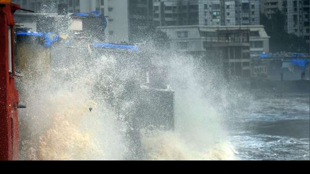 Mumbai, Mumbai monsoon, high tide, waves, Versova, Bandra Bandstand, Worli Seaface Damaged property