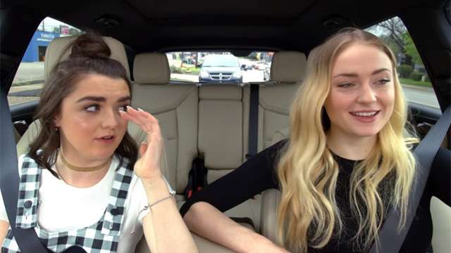 Sophie Turner Makes Maisie Williams Crack Up with 'Hakuna Matata' Line Reading! Sophie Turner Makes Maisie Williams Crack Up with 'Hakuna Matata' Line Reading!