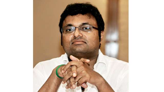 CBI quizzes Karti Chidamabaram for 8 hours in graft case CBI quizzes Karti Chidamabaram for 8 hours in graft case