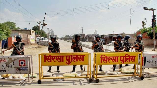  Haryana police in Sira