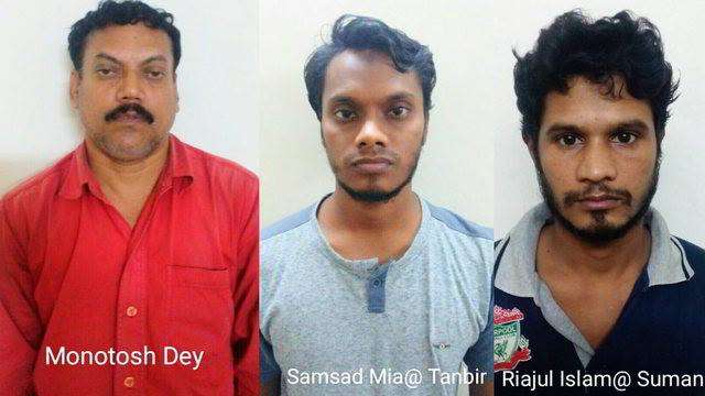 Three suspected terrorists arrested in Kolkata