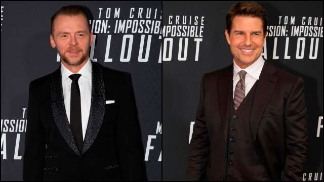 'Mission: Impossible - Fallout' star Simon Pegg sheds light on Tom Cruise's ambition to deliver genuine experience Simon Pegg and Tome Cruise