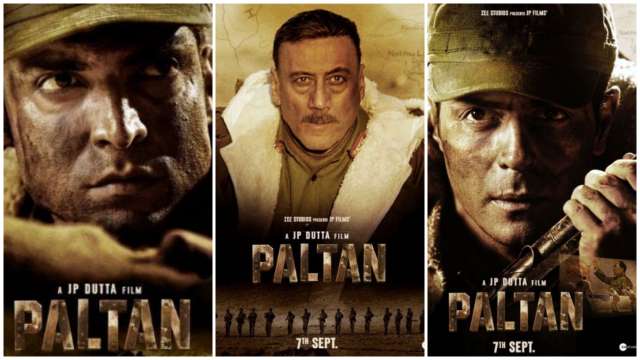 The first look posters of JP Dutta's 'Paltan' are now out