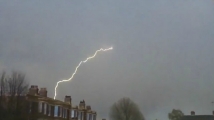 Look at the point where the lightning is broken at the centre