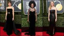 Golden Globes 2018: Here are some red carpet jewels in a sea of black