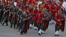 In Pics: Indian Armed forces delight with Beating Retreat ceremony