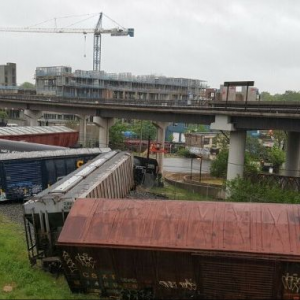 A CSX freight train derailed on Sunday morning in Washington DC