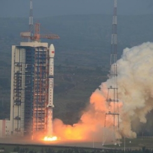 Gaofen-3 onboard the Long March 4C rocket Long March 4C, Gaofen-3, China, space, rocketship Astronomy