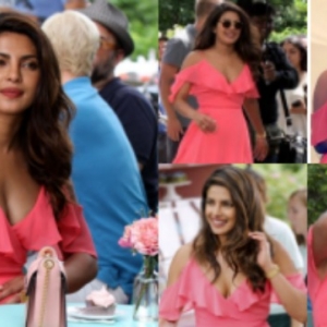 Priyanka Chopra on sets of her next Hollywood movie