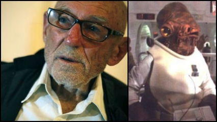 Erik Bauersfeld, Admiral Ackbar, Star Wars: The Force Awkens, Steven Spielberg, Guillermo del Toro, Hollywood