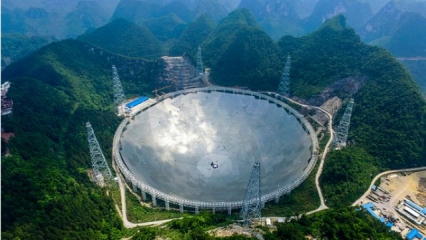Mysterious Radio Burst Picked up by China’s Radio Telescope 478138-five-hundred-meter-aperture-spherical-telescope-fast-world-s-largest-radio-telescope-tianyan-telescope-guizhou-province-science-technology-space-mission-telescopic-equipment-getty-images