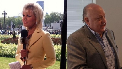 Gretchen Carlson and Roger Ailes