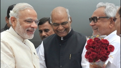 Modi, Kovind and Nitish