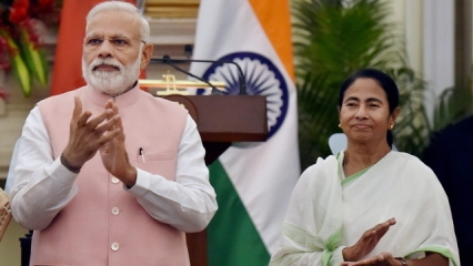 Narendra Modi and Mamata Banerjee
