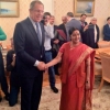  Sushma Swaraj, FM Sergey Lavrov